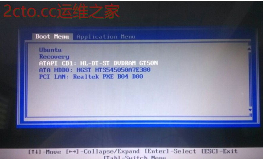 选择U盘启动设备