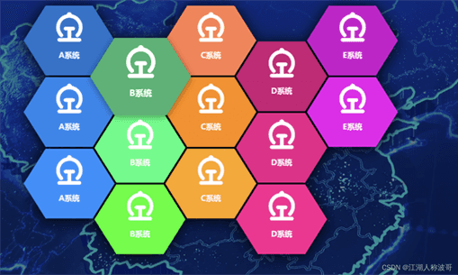 蜂窝菜单效果图1