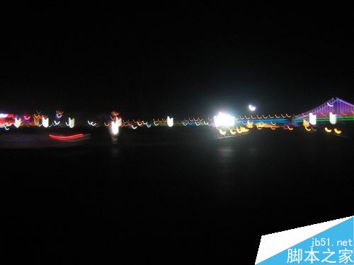 正面夜景拍摄示例
