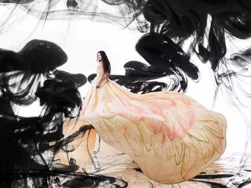 水墨风婚纱照