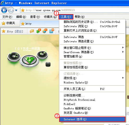 IE8缓存清理界面