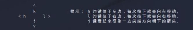 Vim光标移动按键示意图