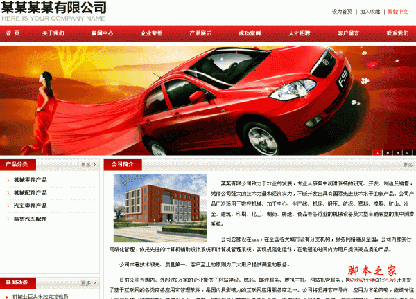 asp网新企业网站管理系统(红色) v7.8